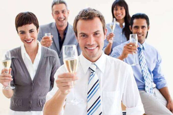 Firmenfeier und Geschenke